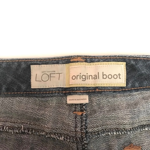 Ann Taylor Loft Original Boot denim Jeans Pants - Picture 3 of 4